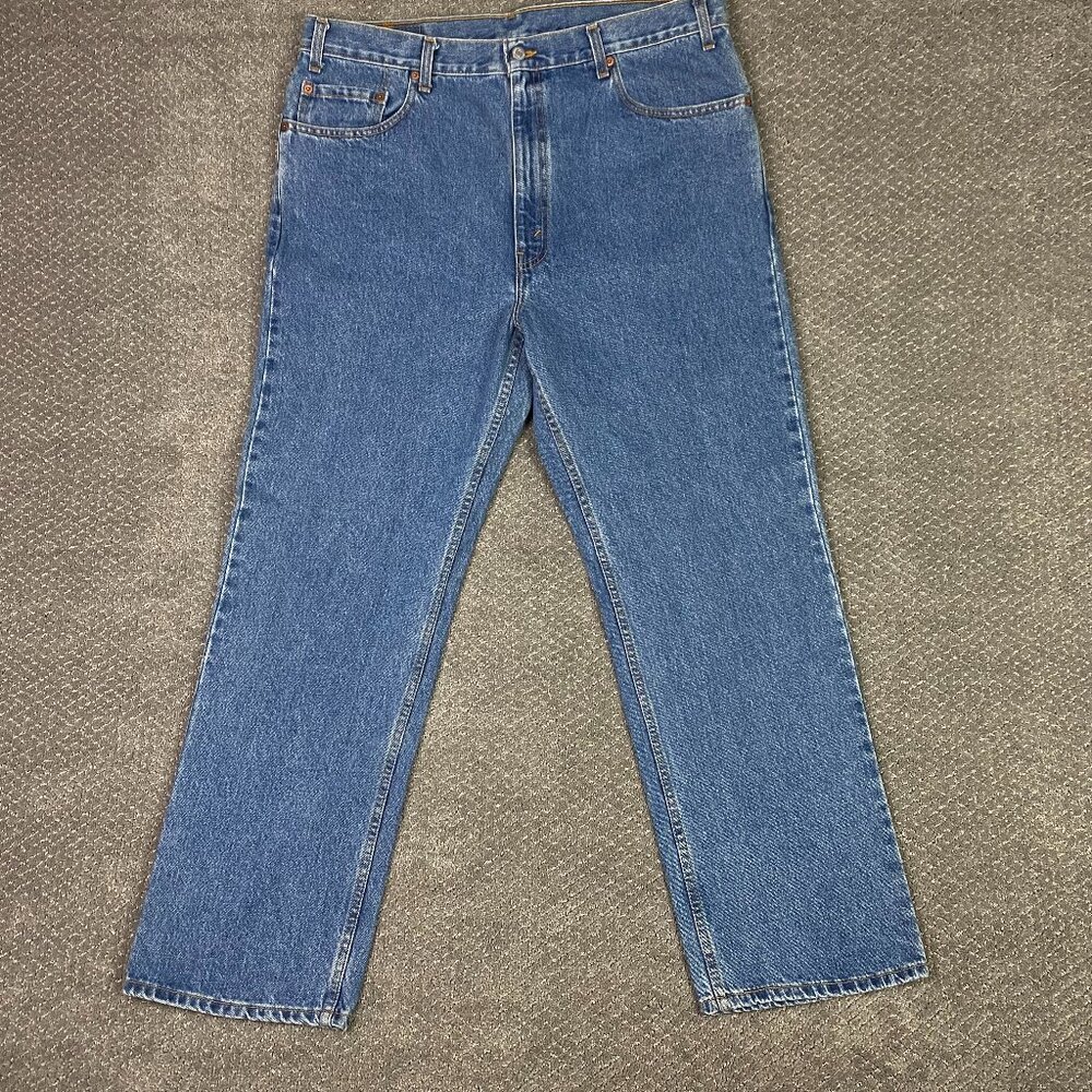 Vintage Y2K Levi's 505 Regular Fit Straight Leg Jeans Mens 40 x 30 Fits 38 x 31